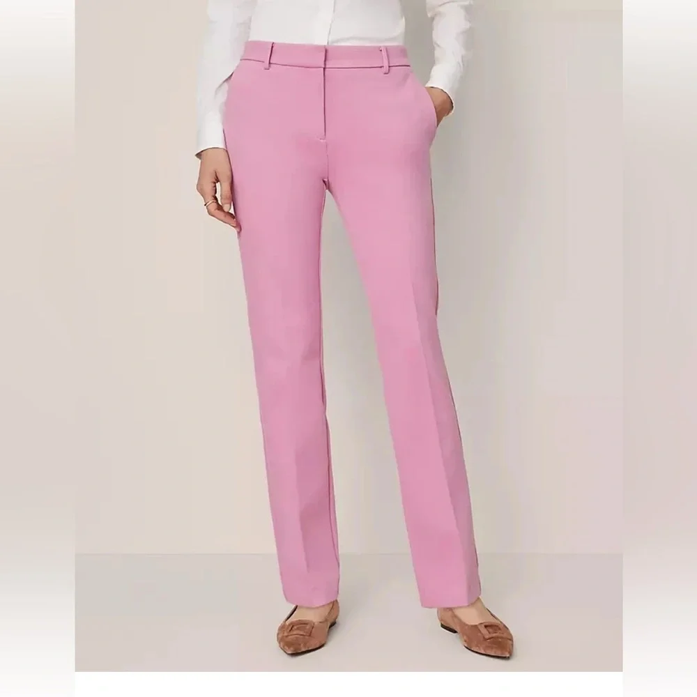 NWT $119 Ann Taylor The Sophia pant in budding blossom sz 2 - Picture 2 of 4